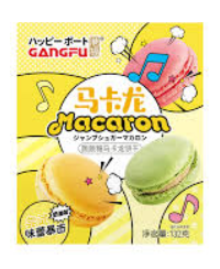 GFL GALLETA MACARON EXPLISIVO SABOR CREMA 50G