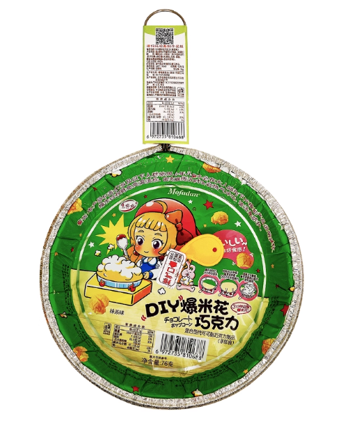 噜啦啦 爆米花抹茶味 76G