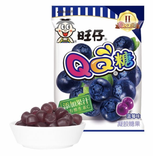 旺旺 旺旺QQ糖 蓝莓味 20G