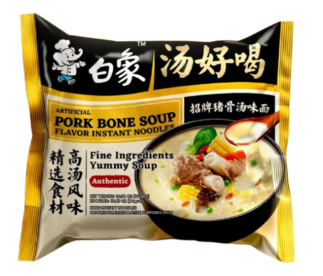 BX FIDEOS RAMEN CON SABOR ARTIFICIAL A SOPA DE CERDO 113G
