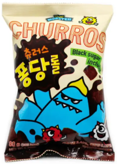 韩国 甜魔怪 吉拿棒甜脆卷 80G