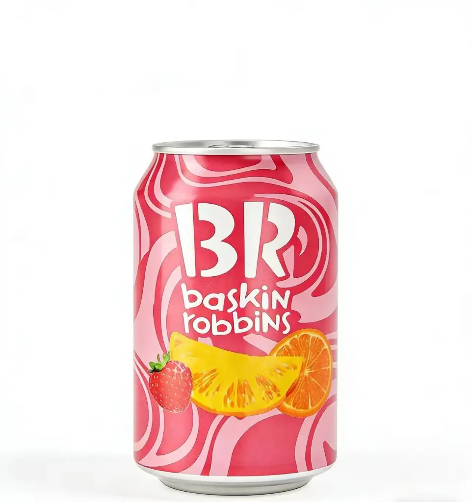 韩国 BASKIN ROBINS 彩虹雪葩零脂肪饮料 350ml