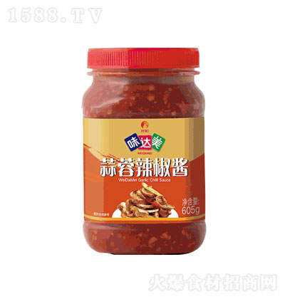 XH SALSA SABOR A CHILE Y AJO  605G
