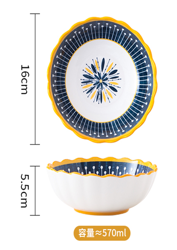 [B2CN-PES41] PES41-6.25 INCH MULTICOLOR BOWL