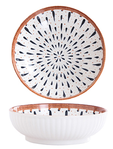 [B2CN-PES82] PES82-9 INCH RATTAN CLIMATE BOWL