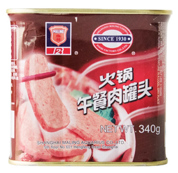 [A6CN-ML02] 梅林火锅午餐肉罐头 340G