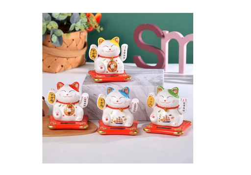 [B4CN-TA6-1-26] TA6-1-26 LUCKY CAT 5 INCH 10*10*10