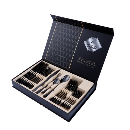 [B1CN-TA22-17] TA22-17 SET DE CUCHILLOS NEGRO