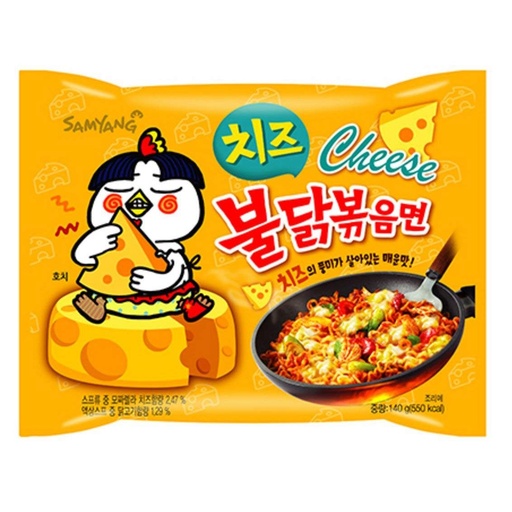 [A7KR-SY02] BULDAK HOT CHICKEN FLAVOR RAMEN CHEESE 140G