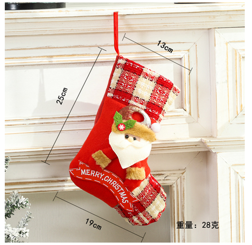 [B3CN-TA110-7] TA110-7 CHRISTMAS SOCKS 13*25*19 CM