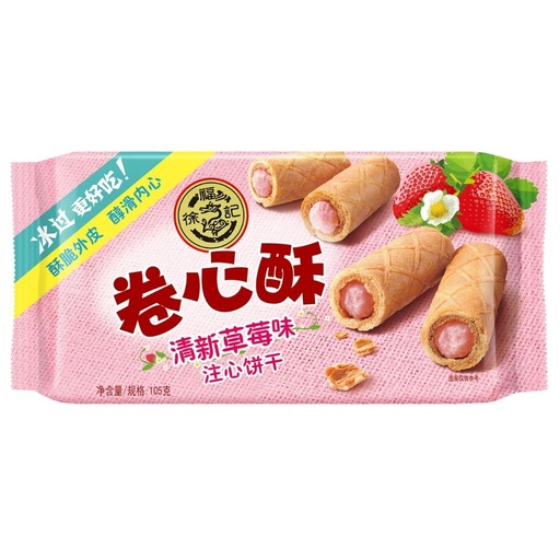 [A2CN-XFJ88] XFJ WAFER ROLL RELENO S/ FRESA 105G 