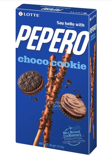 [A2KR-LTT02] LOTTE PEPERO GALLETAS PALO DE GALLETAS DE CHOCO 37G