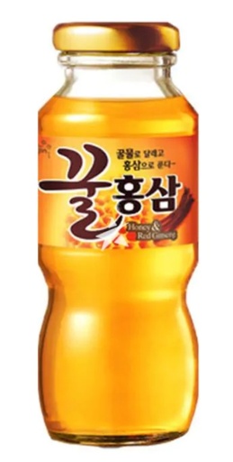 [A5KR-WJ01] 韩国 韩国熊津蜂蜜红参饮料 180ml