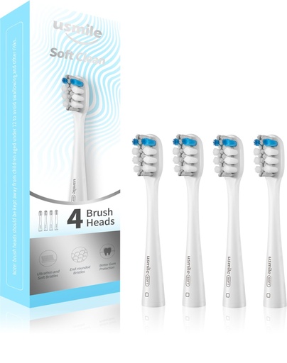 [B4CN-RESPUESTO] USMILE REPLACEMENT BRUSH X4