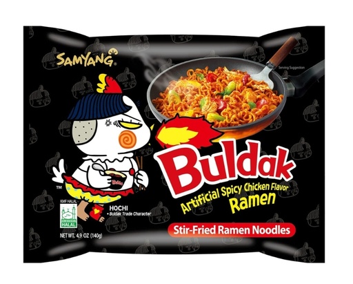 [A7KR-SY15] 韩国三养 辣鸡肉拌面 原味 140G