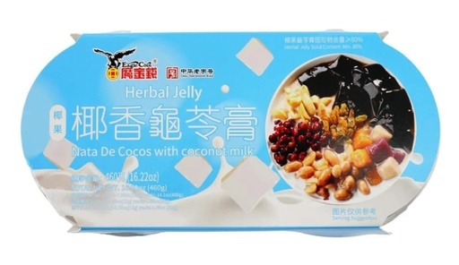 [A5CN-YJQ14] YJQ GELATINA HERBAL SABOR NATA DE COCO  230G