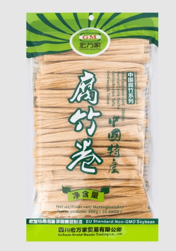 [A8CN-HWJ01] HWJ LÁMINA DE SOYA DESHIDRATADA (YUBA)  300G