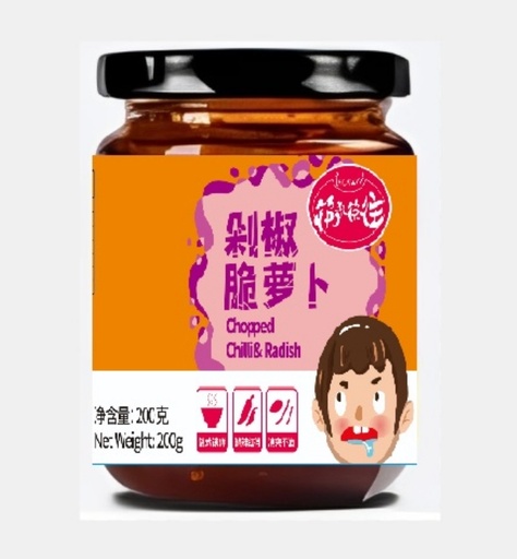 [A6CN-KLKW02] 筷来筷往剁椒脆萝卜 200G