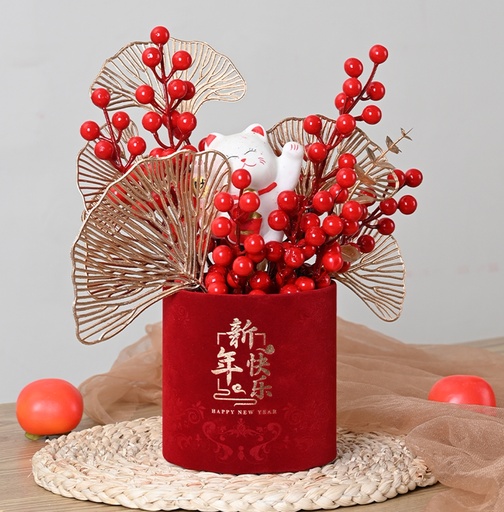 [B4CN-G1-27] G1-27 NEW YEAR ORNAMENT 12*12*35CM