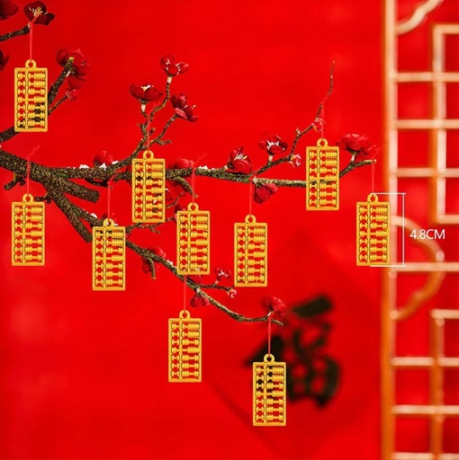 [B5CN-G29-7] G29-7 COLGANTE DE DECORACION DE AÑO NUEVO x10