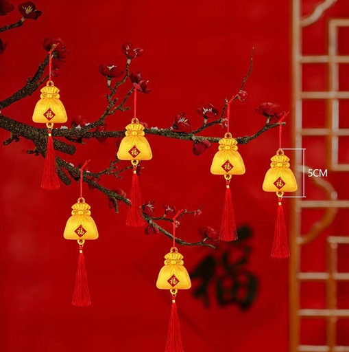 [B5CN-G29-14] G29-14 COLGANTE DE DECORACION DE AÑO NUEVO x6