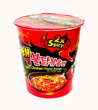 [A7KR-SY18]  三养 辣鸡肉拌面 2倍辣 杯装70G