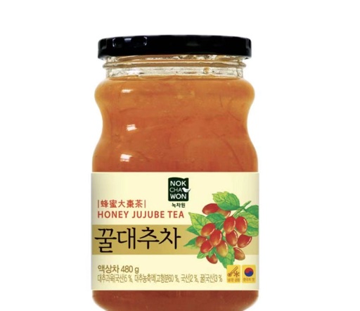 [A5KR-NCW04] 韩国 绿茶园 蜂蜜红枣茶 480G