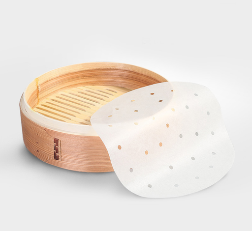 [PER18] 50 HOJAS PAPEL VAPORERA DE BAMBÚ 18CM