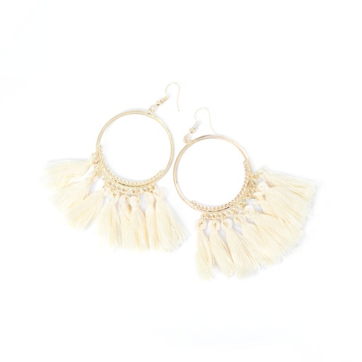 [BIS086] ARETES FALDA AMARILLO PASTEL
