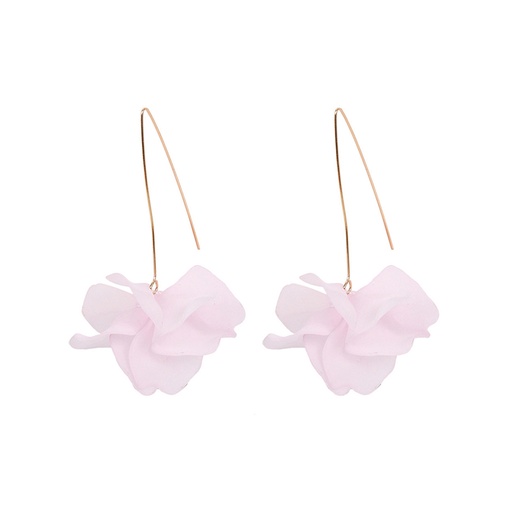 [BIS092] ARETES FLOR DE LUNA ROSA
