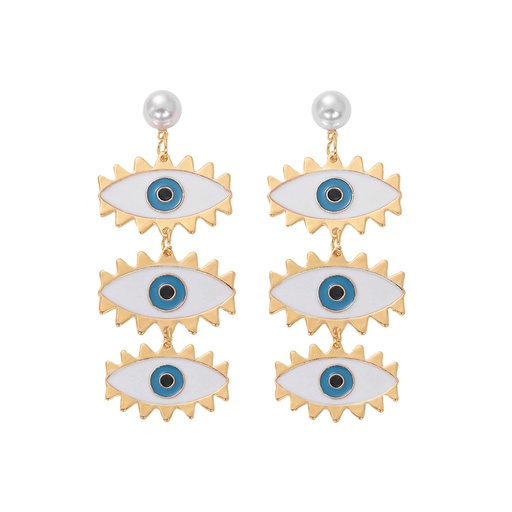[BIS200] ARETES TRIO RENACER DIVINO AZUL
