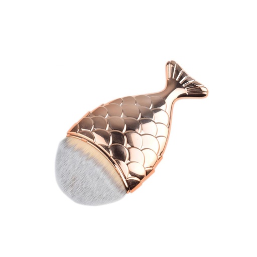 [MAC60] BROCHA PEQUEÑA COLA SIRENA ROSEGOLD