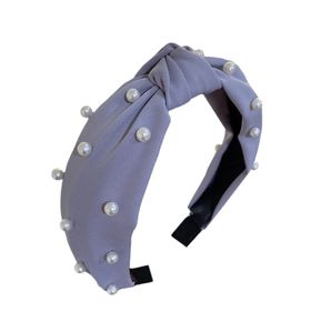 [MPE103] DIADEMA PERLAS GRISES
