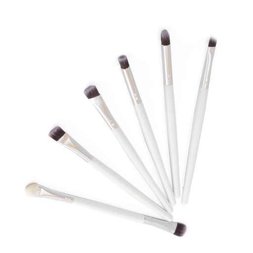 [TEMPPINCELES SET X 6 BLANCO] 眼影刷 X 6白色