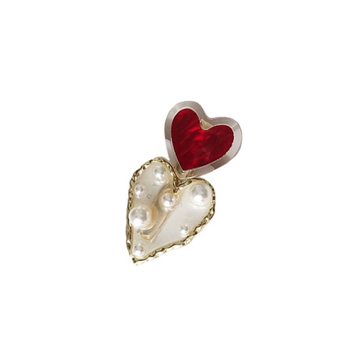 [BIS008] PINZA PURO AMOR BLANCA ROJA