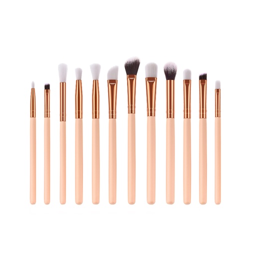 [MBRO16] SET DE BROCHAS GOLD STYLE BEIGE X12