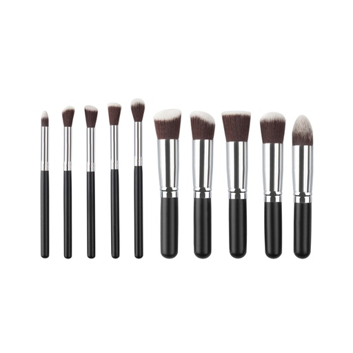 [MBRO5] SET DE BROCHAS ULTRA SOFT X 10 PLATA