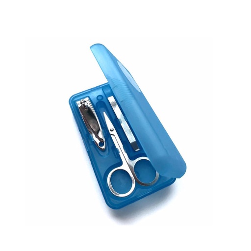 [TEMPSET MINI DE MANICURA AZUL] SET MINI DE MANICURA AZUL