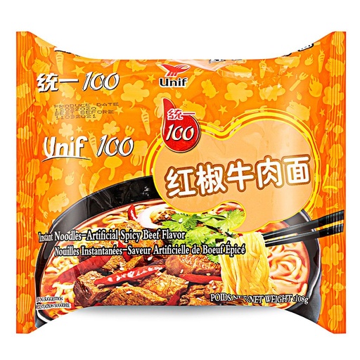 [A7CN-TY11] UNIF - SPICY BEEF FLAVOR RAMEN 108G