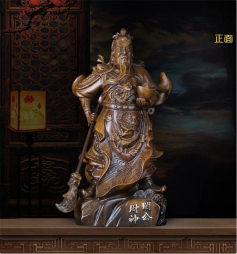 [YMJ3] YIMEIJIA-  DECORACIÓN DE GUAN GONG（XIAOGUAN DIOS DE LA RIQUEZA）200*150*385mm