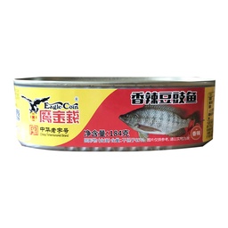 [A6CN-YJQ2] 鹰金钱 拉盖辣味豆豉鲮鱼184克