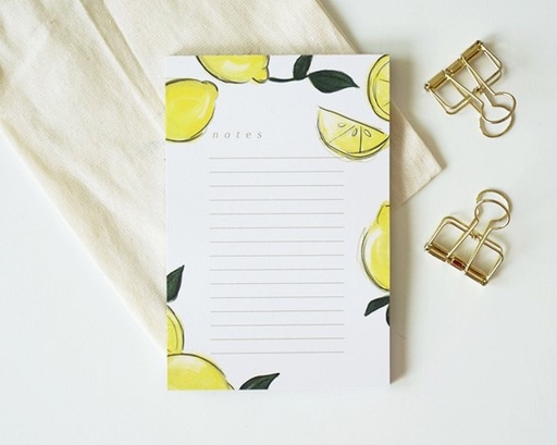 [B073652-259] NOTEPAD - LEMON