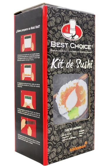 KIT DE SUSHI BEST CHOICE KIKKOMAN 1021 gr - Carulla | Supermercado más  fresco con la mejor calidad