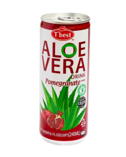 [A5KR-LTC07] BEBIDA CON ALOE SABOR A GRANADA 240ML