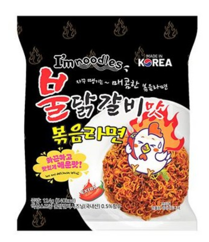 [A7KR-IMN01] 韩国 味佳園 原味辣炒面 124G