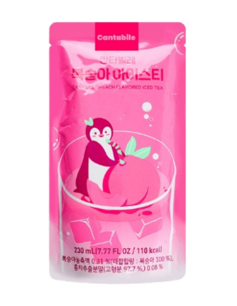 [A5KR-CTB05] CANTABILE BEBIDA SABOR A MELOCOTÓN 230ML