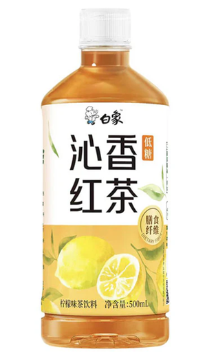 [A5CN-BX33] 白象 茶饮料柠檬冰红茶风味 500ML