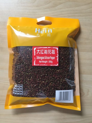 [A4CN-HY162] HEIN - PIMIENTA SICHUAN DAHONGPAO 500G